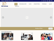 Tablet Screenshot of gcmworldwidegroup.com